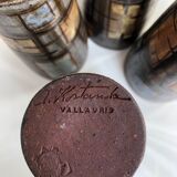 4 Vallauris ceramic cups by Alexandre Kostanda 1960