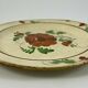 Assiette forges les eaux decor floral fin XVIII debut XIXeme