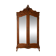 Antique two-door mirror wardrobe Louis XV in wood