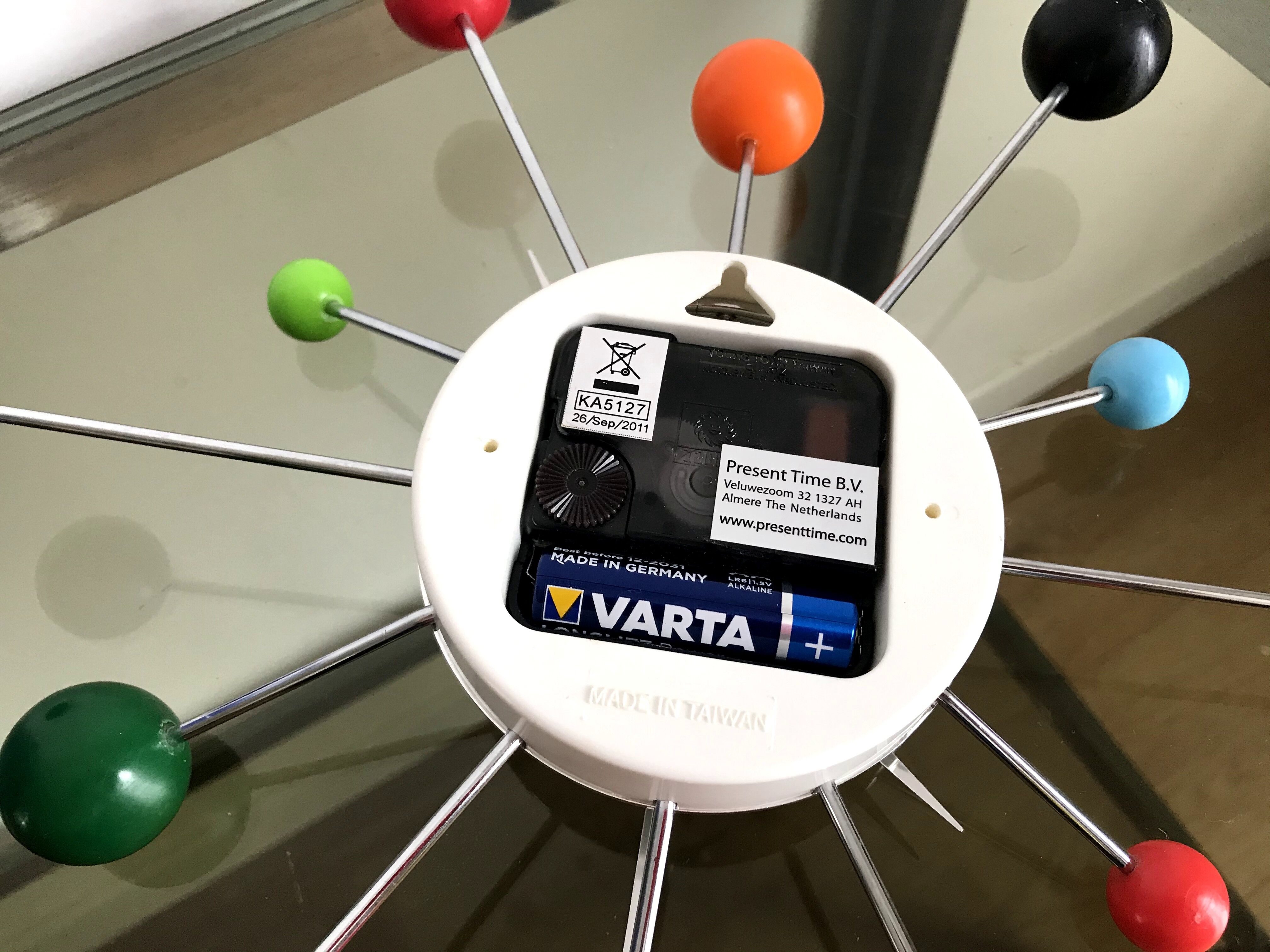 Karlsson spider clock