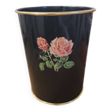 Old wastepaper basket/office bin