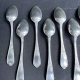 12 Small spoons – Silver plated
