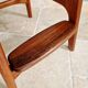 Scandinavian stool in solid teak, design by Erik Buch, Denmark, 1960.
