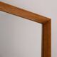Miroir rectangulaire vintage scandinave en chêne