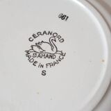 Dessert plates from Saint Amand