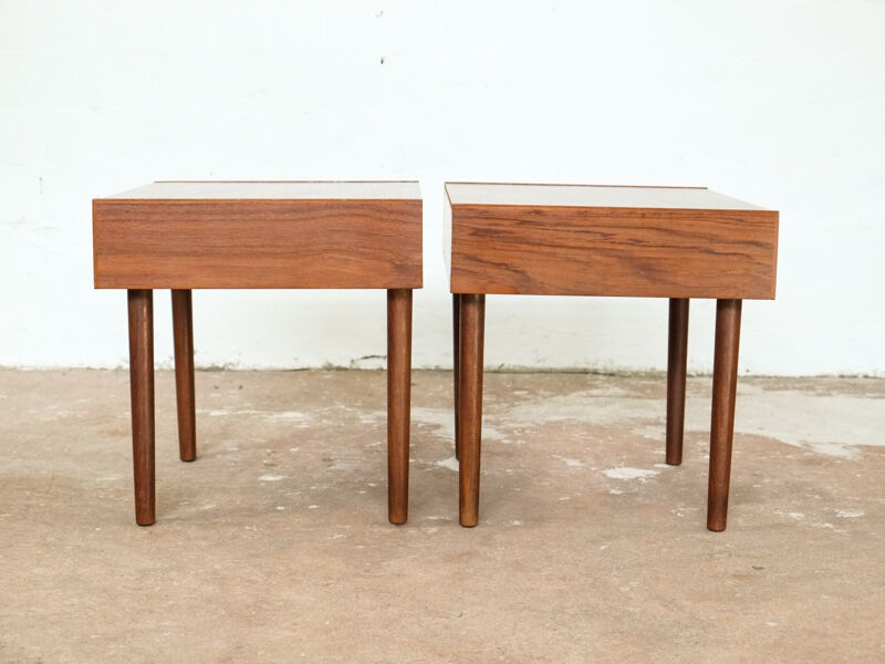 Pair de chevets en teck - Danemark années 60