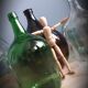 Old demijohn Green 5L