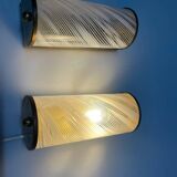 Appliques en verre de Murano en laiton, ensemble de 2