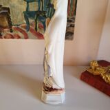 Religious Statuette of the Virgin Mary in Biscuit Porcelain