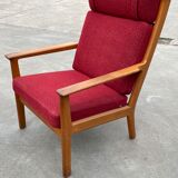GE 265A oak chair by Hans J. Wegner for Getama