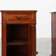 Pair Louis XV nightstands with Carrara marble top, France ca. 1890