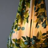 Vintage tripod floor lamp in white metal