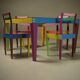Ensemble de salle à manger Dry Series par Massimo Morozzi pour Giorgetti Matrix, années 1980