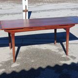 Vintage Scandinavian dining table with extensions