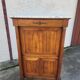 Empire secretary with detached columns in walnut from the 19th century