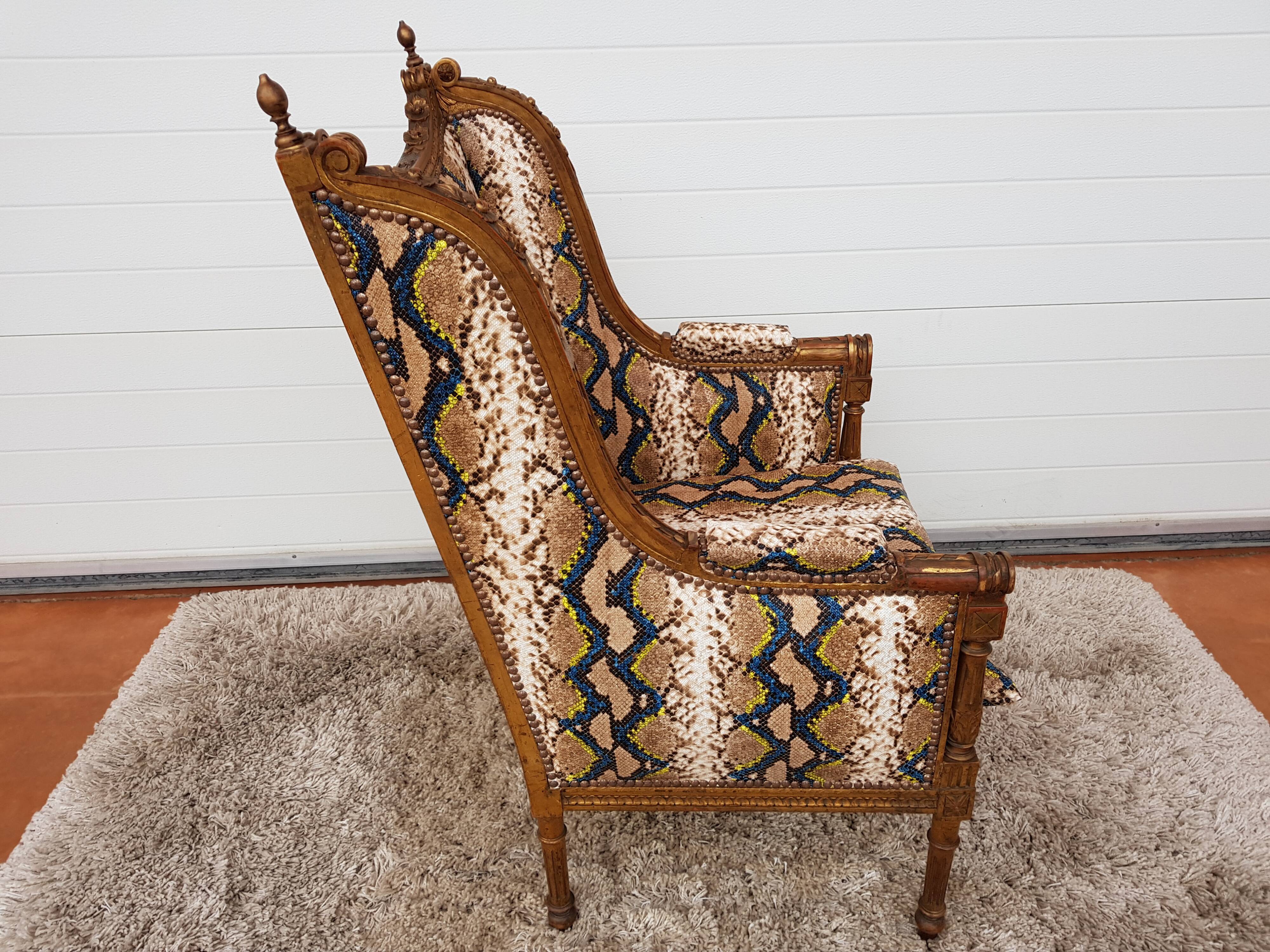 Chair Old Bergère 19th S