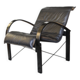 Fauteuil en cuir Polhem par T. Björklund pour Ikea