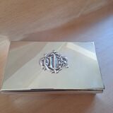Christian Dior silver metal box