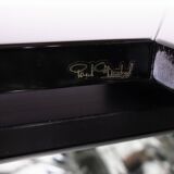 Table basse bar laquée Paul Michel pour Roche Bobois, France, 1980s