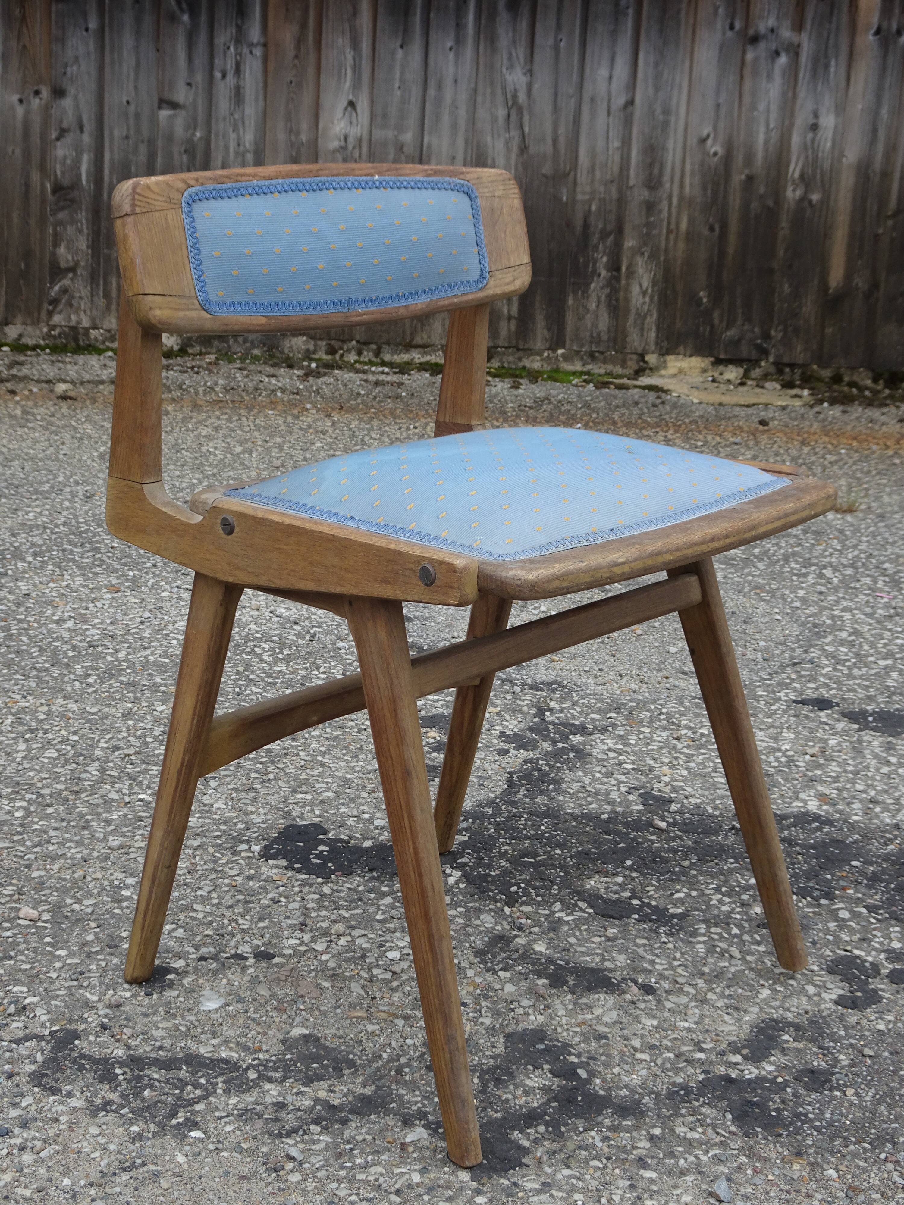 Chaise de Michel Ducaroy, modèle 628, édition SNA Roset vers 1958.