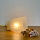 Vintage tulip walker in frosted glass