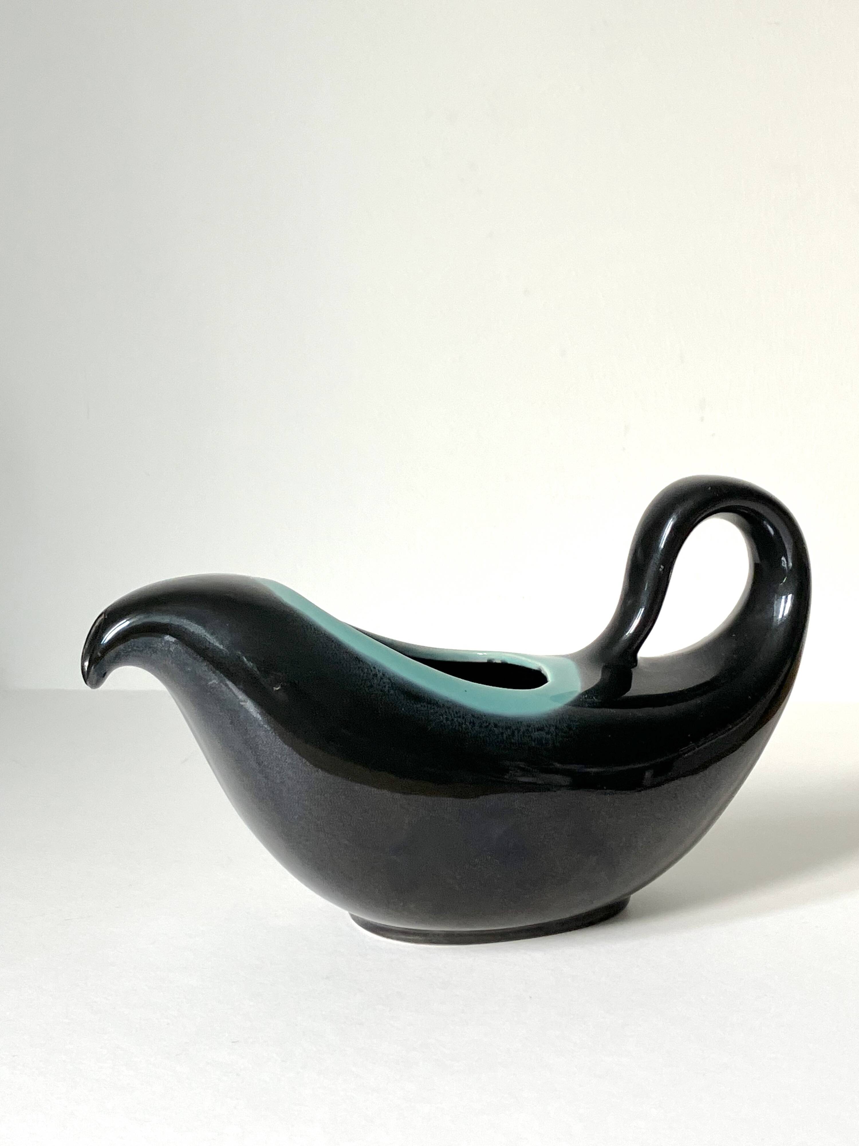 Aladdin/Ostersø model teapot by Ove Rasmussen, Søholm, Denmark, vintage ceramic