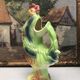 Pichet carafe COQ en barbotine France