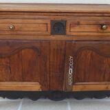Antique sideboard from the end of the 19th century, 2 doors, 2 drawers, shelf in its patina