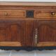 Antique sideboard from the end of the 19th century, 2 doors, 2 drawers, shelf in its patina