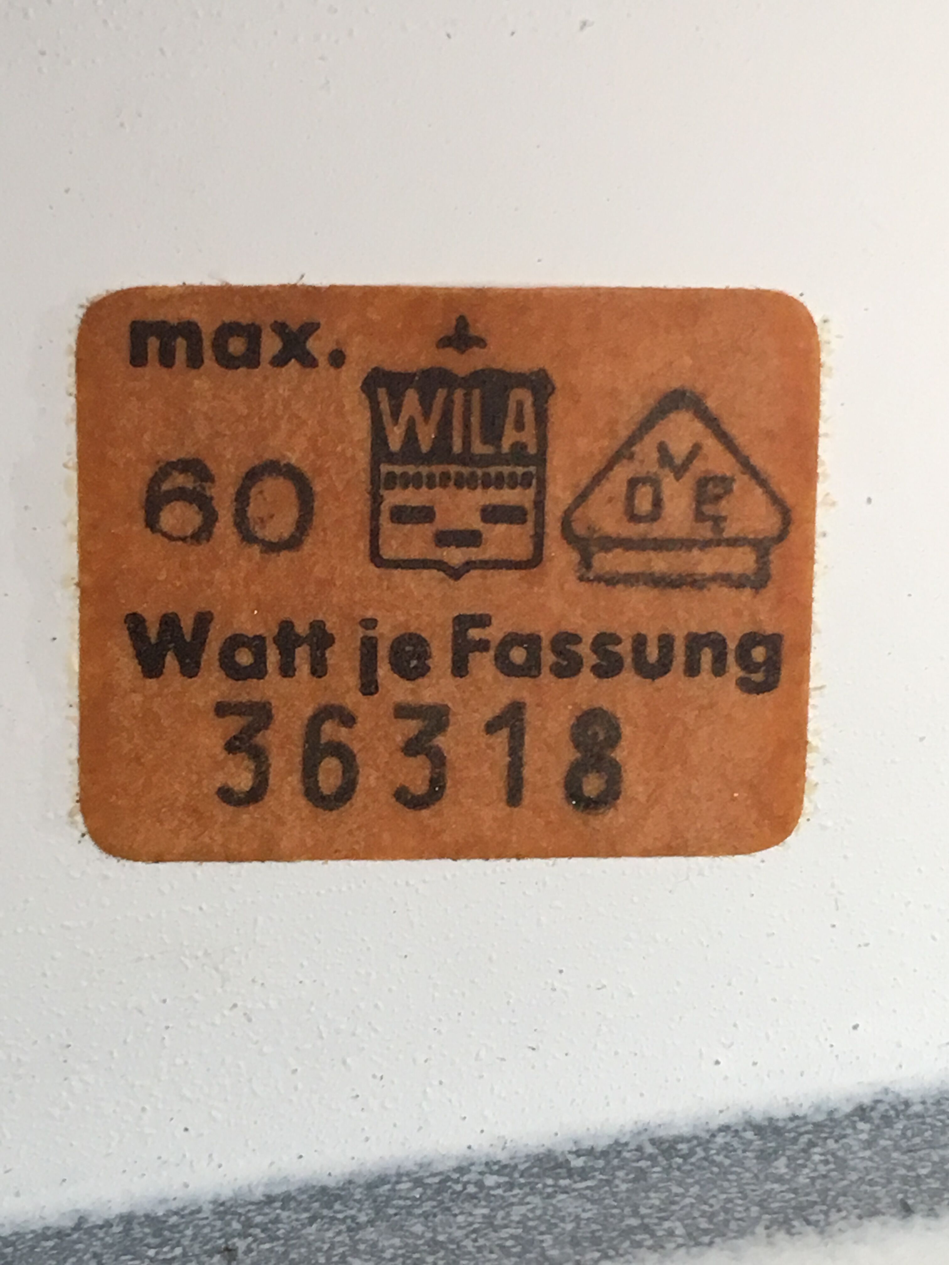 Modernist ceiling light, 1960 s.