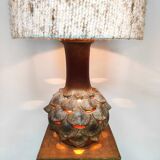 Vintage ceramic table lamp 1960 'Artichoke'
