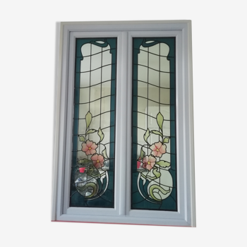 Window with stained glass windows