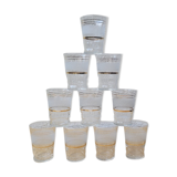 10 granite glasses 50's
