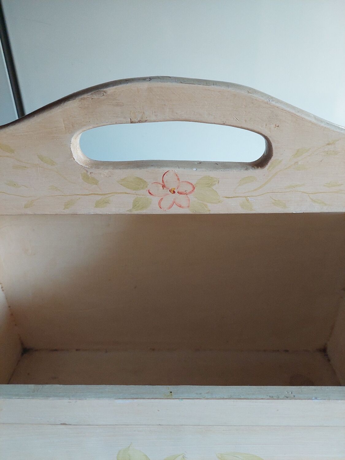 Wooden magazine door