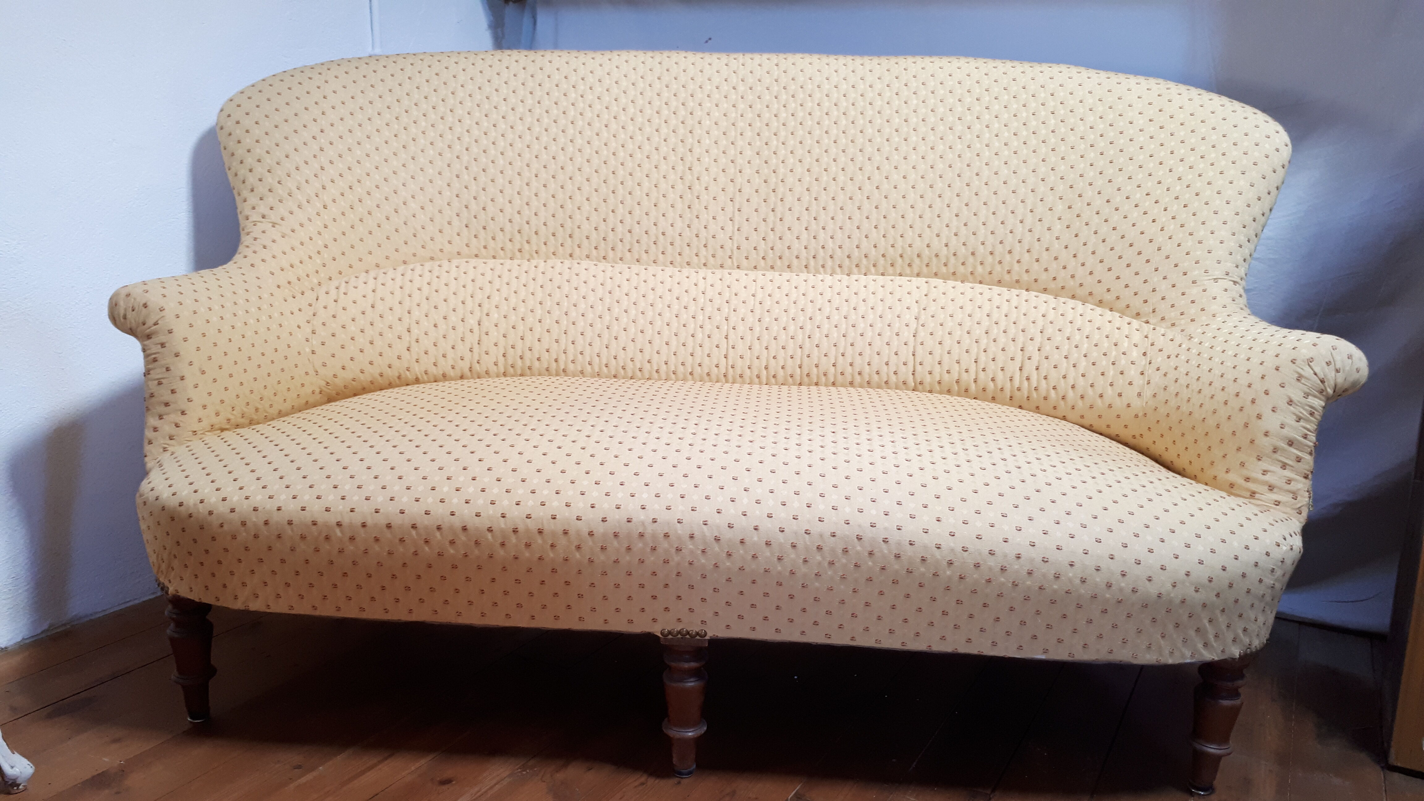 Vintage sofa louis Philippe style restored