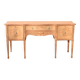 English-made enfilade in Louis XVI style with light wood veneers.