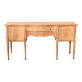 English-made enfilade in Louis XVI style with light wood veneers.
