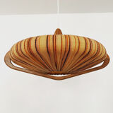 Walnut pendant lamp by Temde