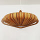 Walnut pendant lamp by Temde