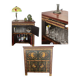Rare Ancient Tibetan Buffet – Hand-Painted Wood – Floral & Traditional Decor