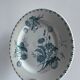 Set of 10 flat plates Terre de Fer XIXth, "Madrid"