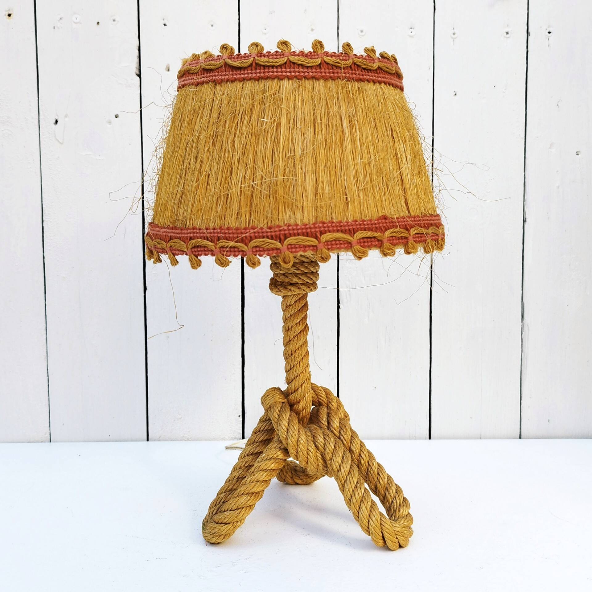Rope table lamp Audoux Minet design