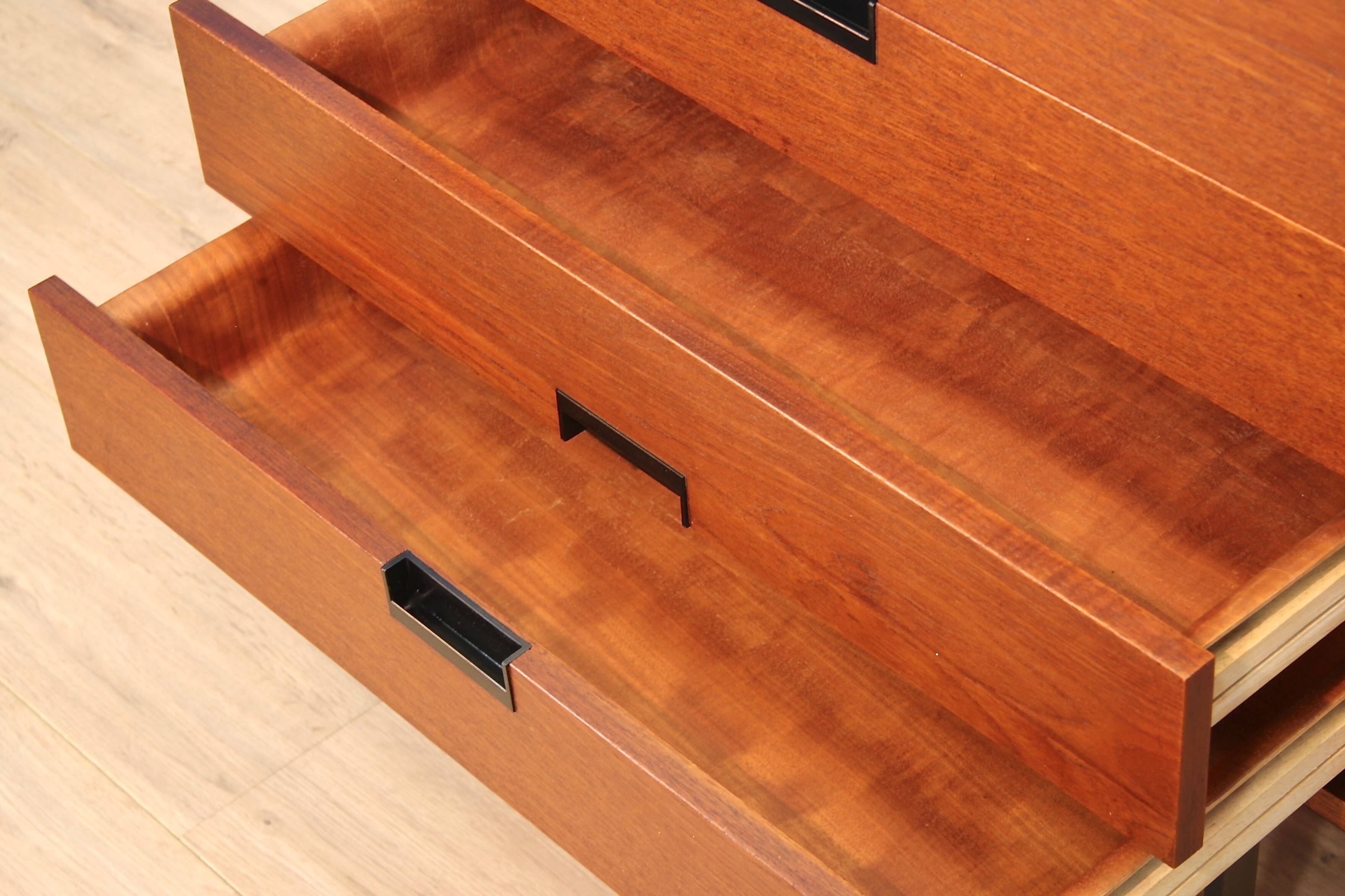 Dutch CU07 cabinet in teak, Japanese series, Cees Braakman for Pastoe, 1950