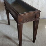 1900 indoor planter in beech and zinc