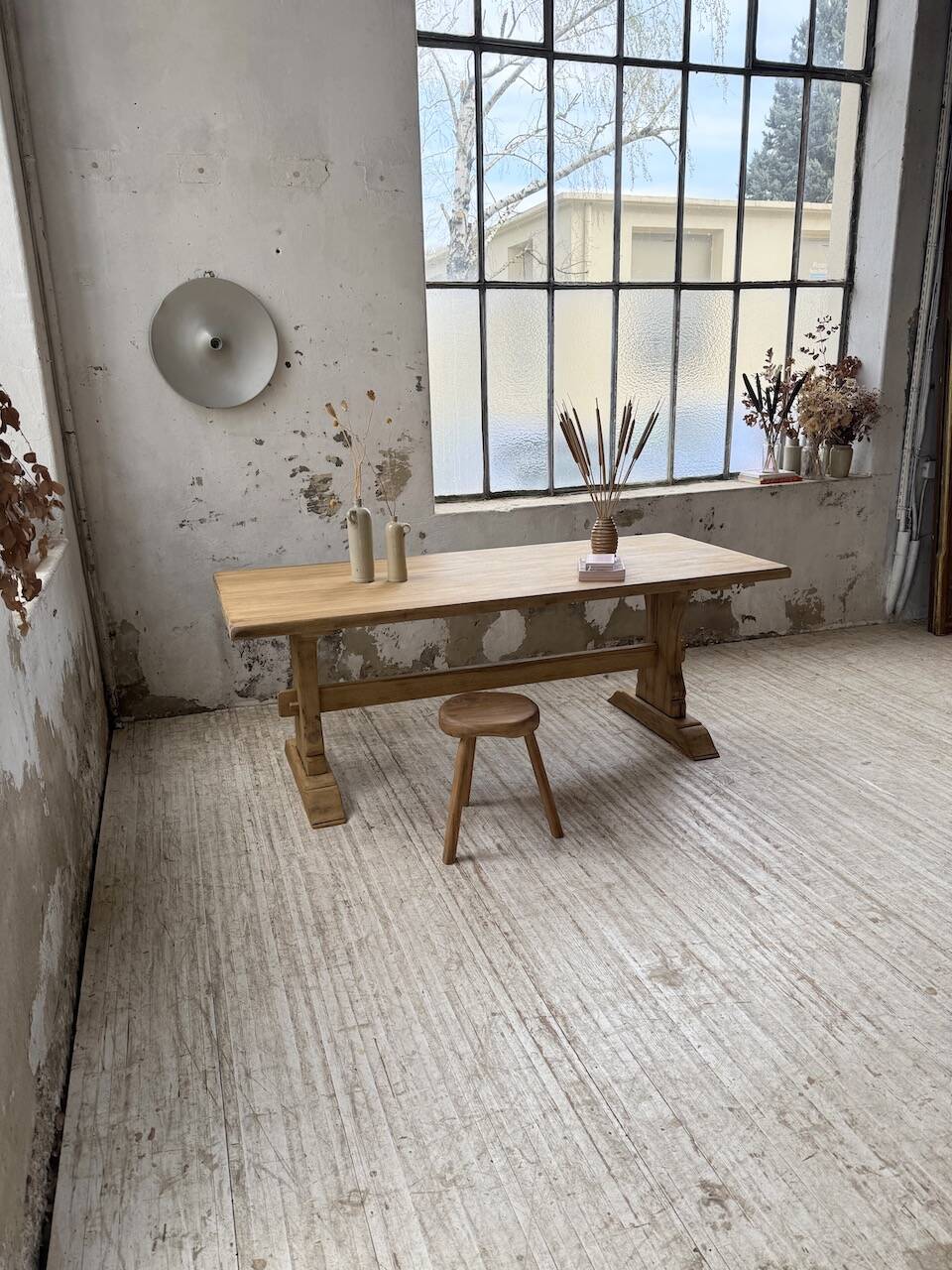 Beech monastery table 2m