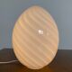 Old Lamp egg glass of MURANO italy vintage 1970 egg vintage
