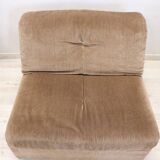 Modular Velvet Sofa by Busnelli, Italy, 1970s