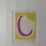 Abstract pastel painting