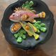 trompe l'oeil plate - Vallauris Majolica - Fish/Seafood -