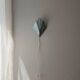 Vintage stained glass wall lamp 1970s